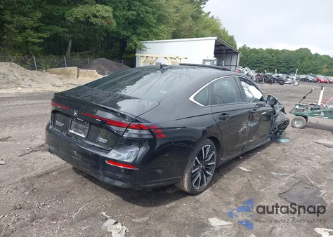 2025 Honda Accord Hybrid Touring из США, поврежденный, VIN 1HGCY2F83SA010387